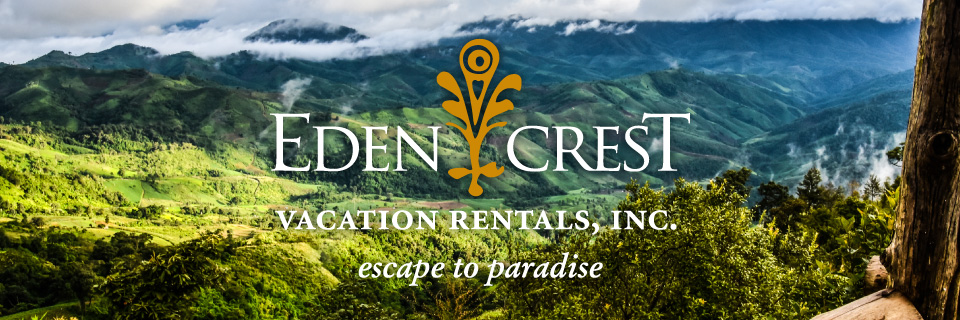 Eden Crest Vacation Rentals banner.
