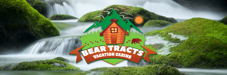 Bear Tracts Vacation Cabins banner.