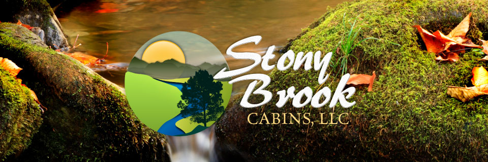 Stony Brook Cabins banner.