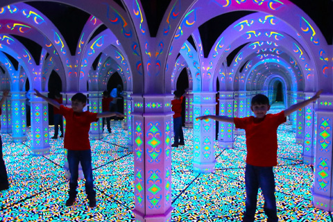 Explore 2300 sq ft of mirrors and see if you can find your way out at Emerald Coast Mirror Maze and Laser Craze in Panama City Beach, Florida, which is available free to guests staying at Xplorie participating properties.