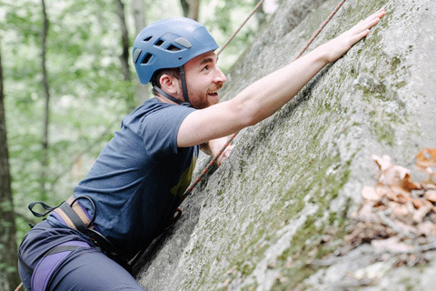 Get the thrill of rock climbing with Rock Dimensions in Boone, North Carolina, where guests staying at Xplorie participating properties can enjoy for free.