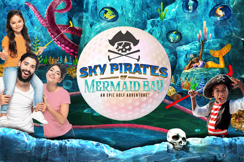 Experience an epic golf experience at Sky Pirates of Mermaid Bay! Guests staying at Xplorie participating properties can enjoy one free admission to this exhilerating park!