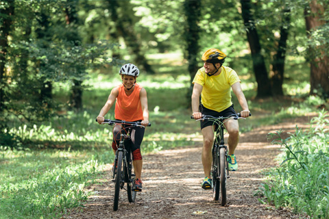 Rent a mountain bike from White Wolf Lodge in Beech Mountain, North Carolina, where guests staying at Xplorie participating properties can enjoy for free.