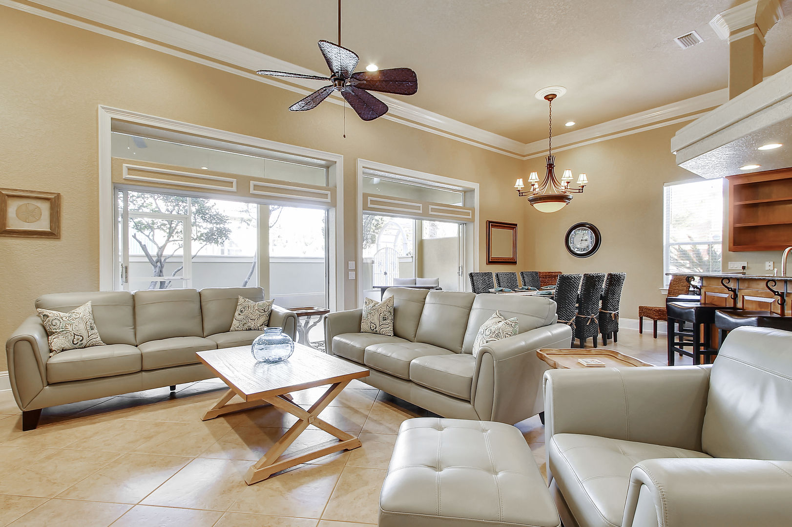 Forever Vacation Rentals living room in the Emerald Coast, Florida
